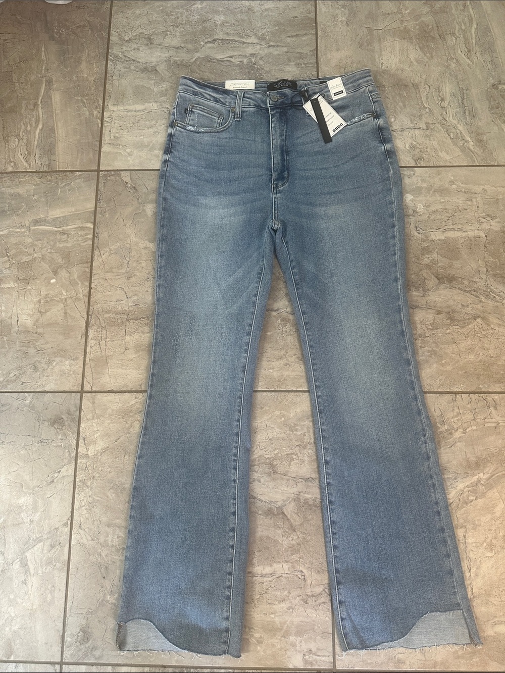 Judy Blue High Waist Medium Wash Flare Jeans